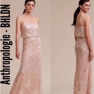 10 Embroidered Size 12 Blush Sequin D…